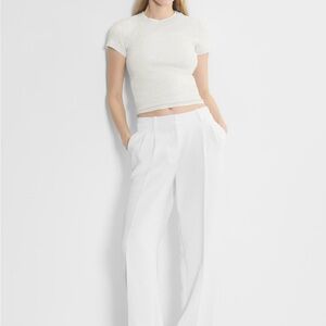 Aritzia White Effortless Pants